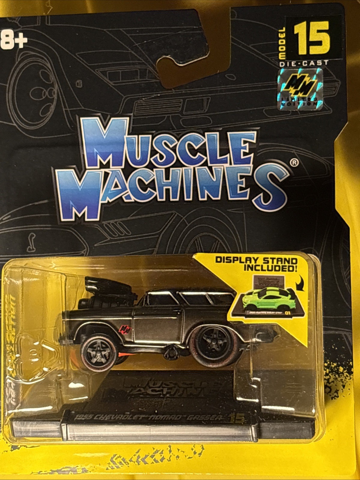 Muscle Machines Chase Limited Edition 1955 Chevrolet Nomad Gasser