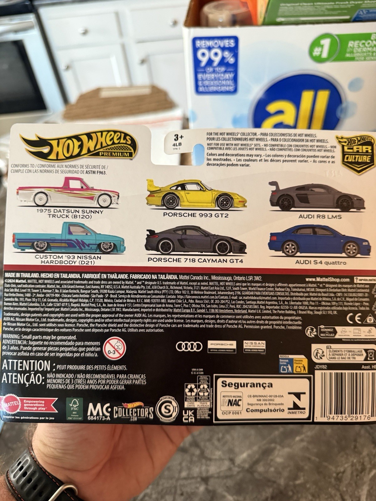 Hot Wheels Premium Car Culture Twin 2 Pack Audi S4 Quattro & Audi R8 LMS