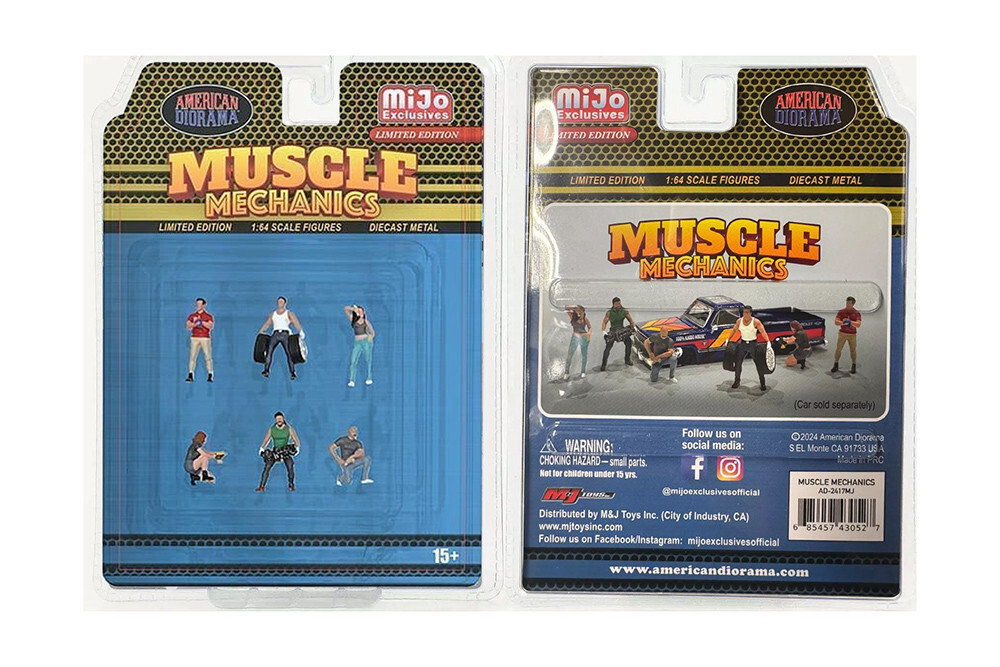Muscle Mechanics MIJO 1:64 6 Figures American Diorama 2417MJ