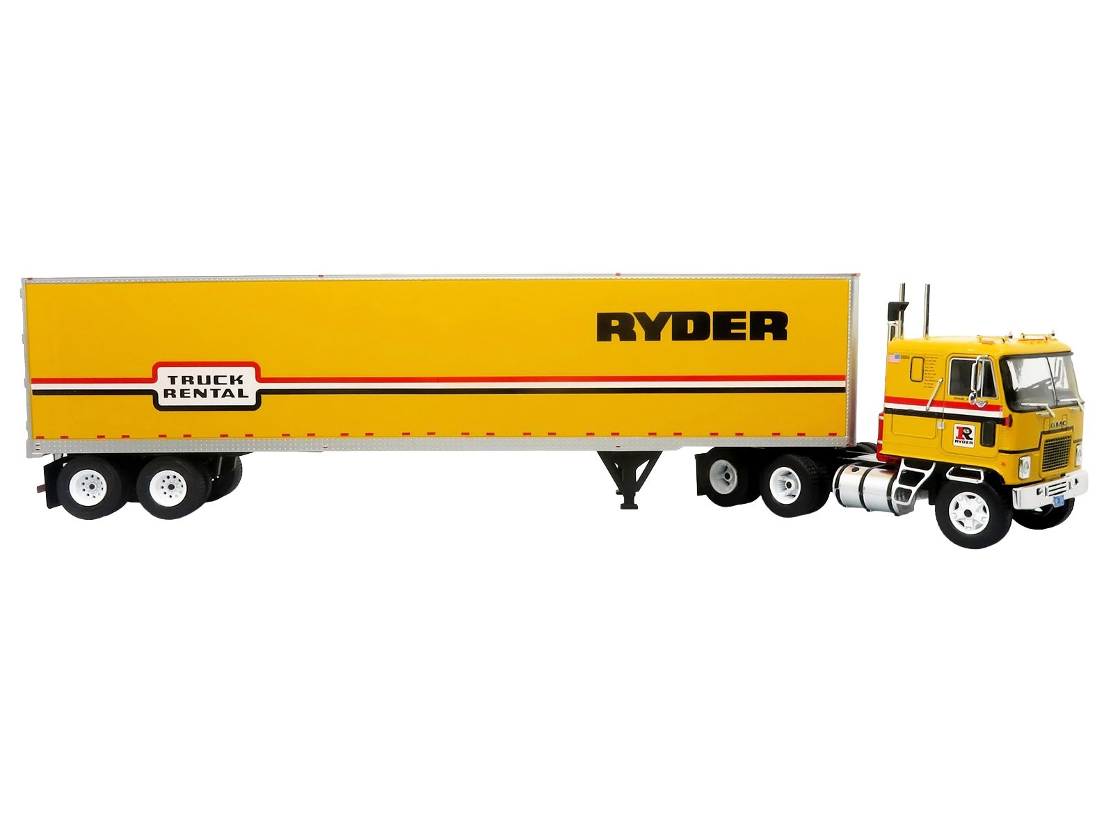 1970 GMC ASTRO 95 W/TRAILER “RYDER TRUCK RENTAL” 1/43 BY ICONIC REPLICAS 43-0662