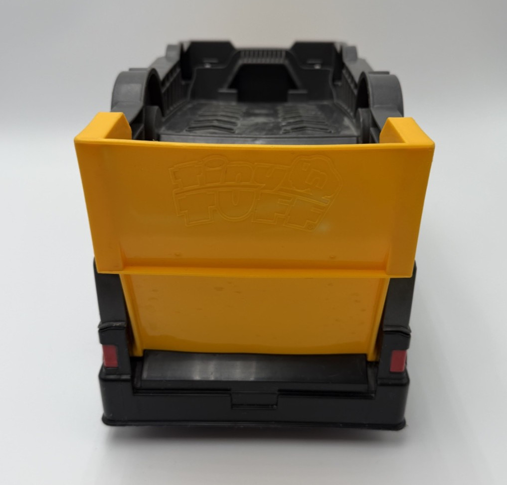 16″ CAT Caterpillar Constructor Storage Trailer Toy PUSH YELLOW TRUCK