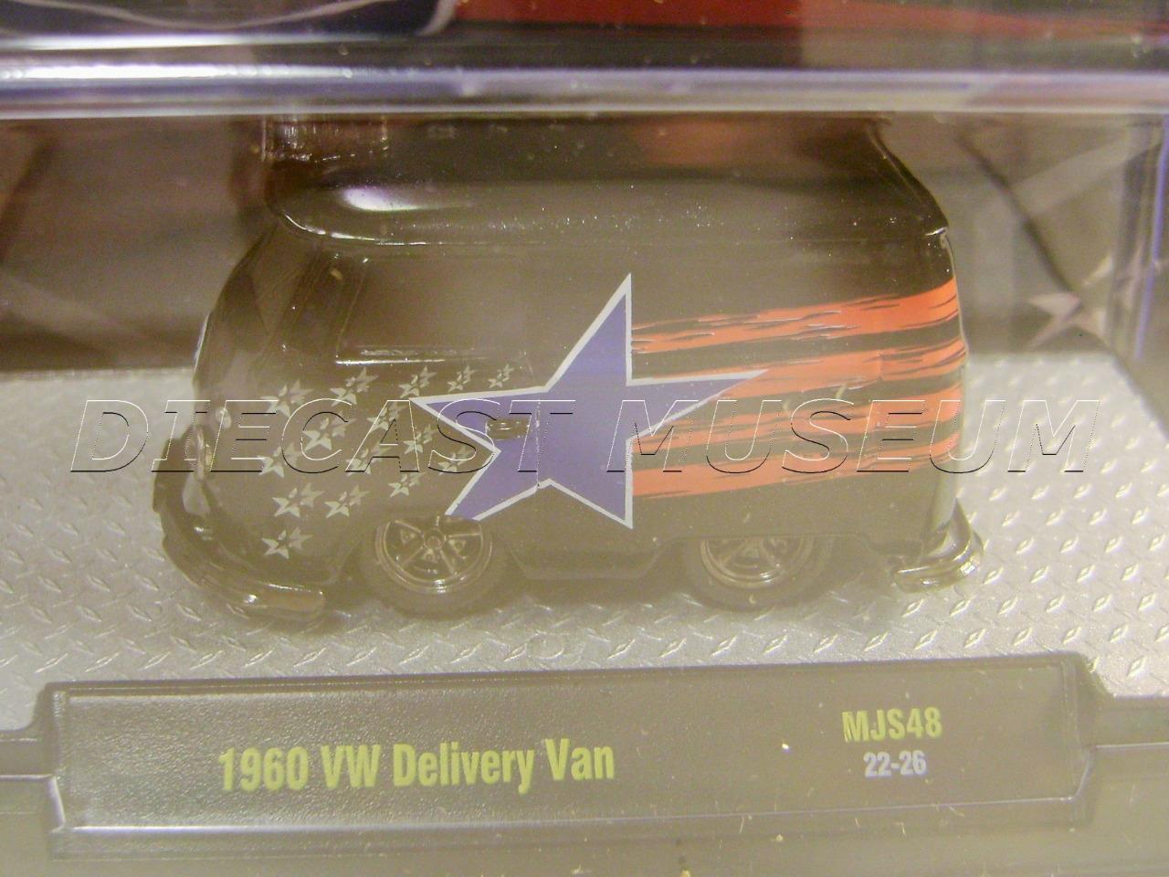 1960 ’60 VW SHORT DELIVERY VAN STARS AND STRIPES MIJO M2 MACHINES 2022