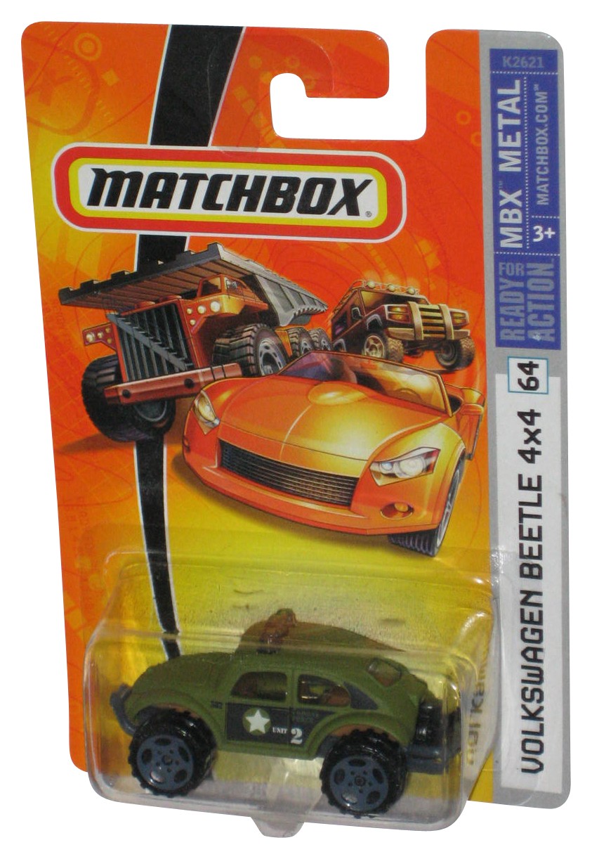 Matchbox MBX Metal (2006) Green Volkswagen Beetle 4×4 Toy Car #64