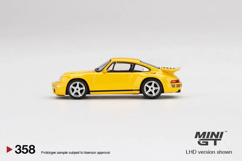 Mini GT 1:64 Porsche 911 RUF CTR Anniversary Blossom Yellow #358