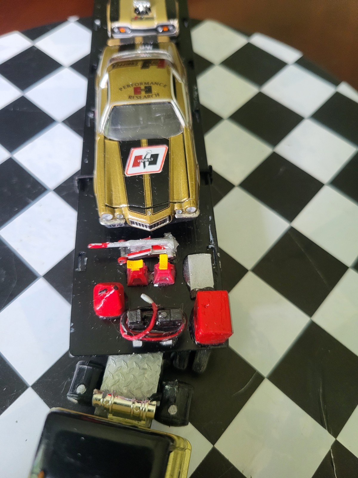 M2 Gold Hurst Series Customized ,70 GMC 5500 Truck, 69 Olds,70 Chevy Comaro 1/64