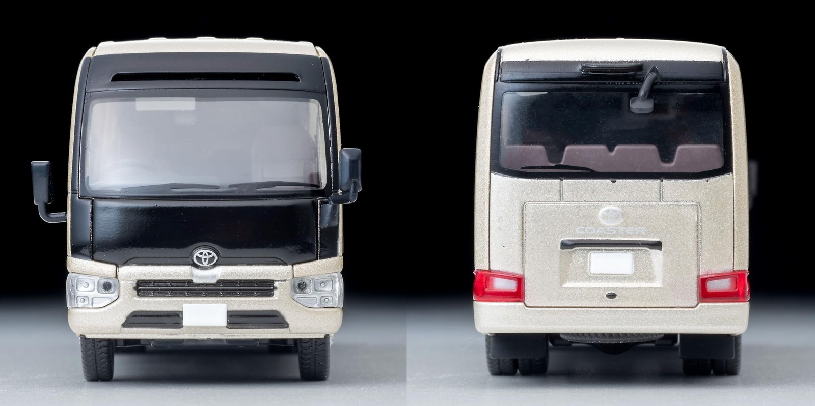 Tomica 1/64 LV-N294b Toyota Coaster EX Beige
