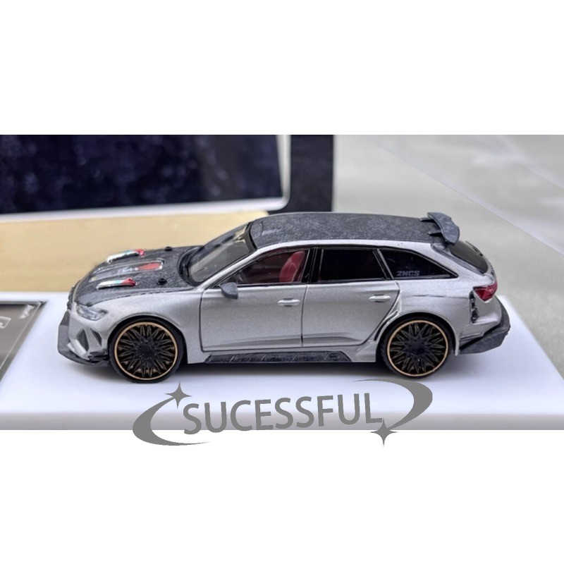 Top TOP64RS6 1/64 RS6 2NCS Wagon Racing Sports Metal Diecast Model Car