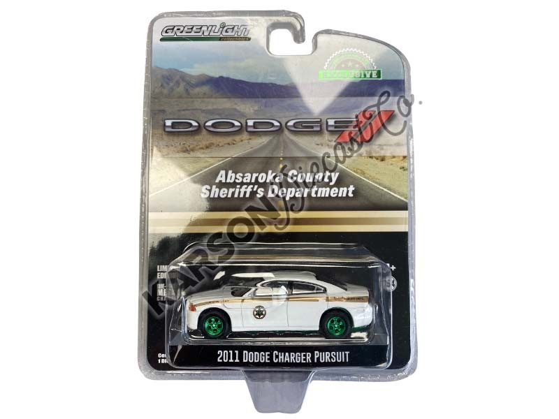 CHASE 2011 Dodge Charger – Absaroka County 1:64 Scale Car – Greenlight 30334
