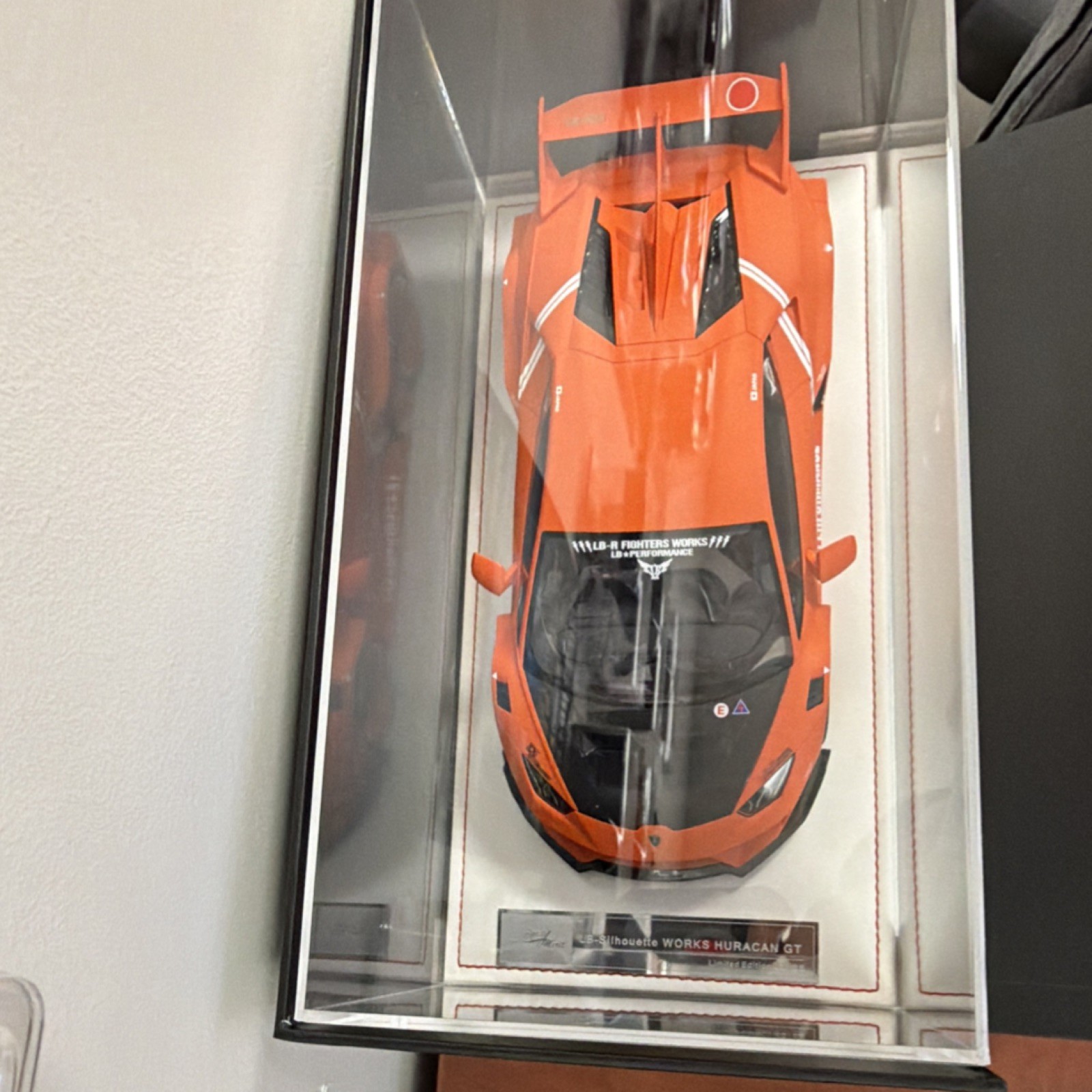 Ivy Merit Lamborghini Huracan GT Orange 1:18 Diecast Car with Case