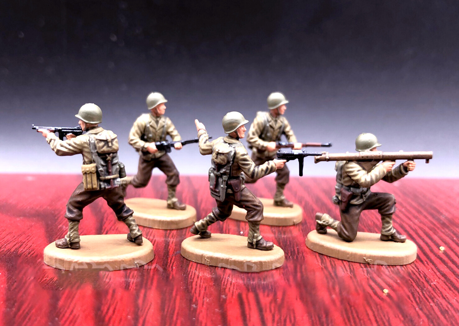 WW2 1/72 TANK 1:72 figure Germany USA Band Soldiers Brothers Diorama