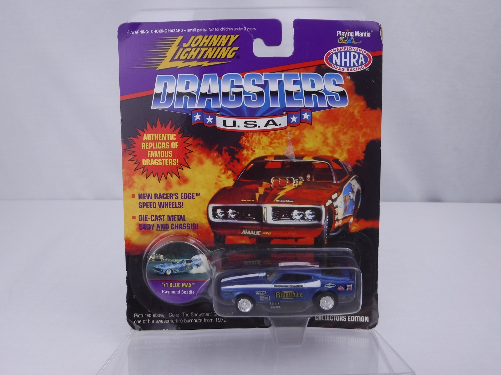Johnny Lightning Dragsters USA 71 Blue Max