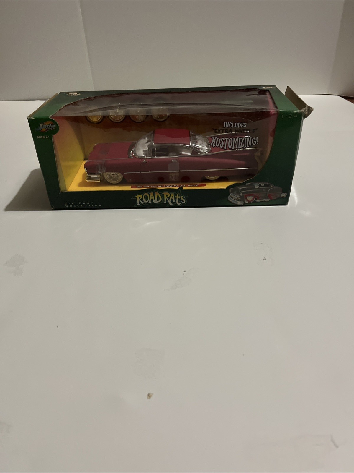 Jada Toys Road Rats Cadillac Coupe de Ville Kustomizing Red 1:24 Die Cast