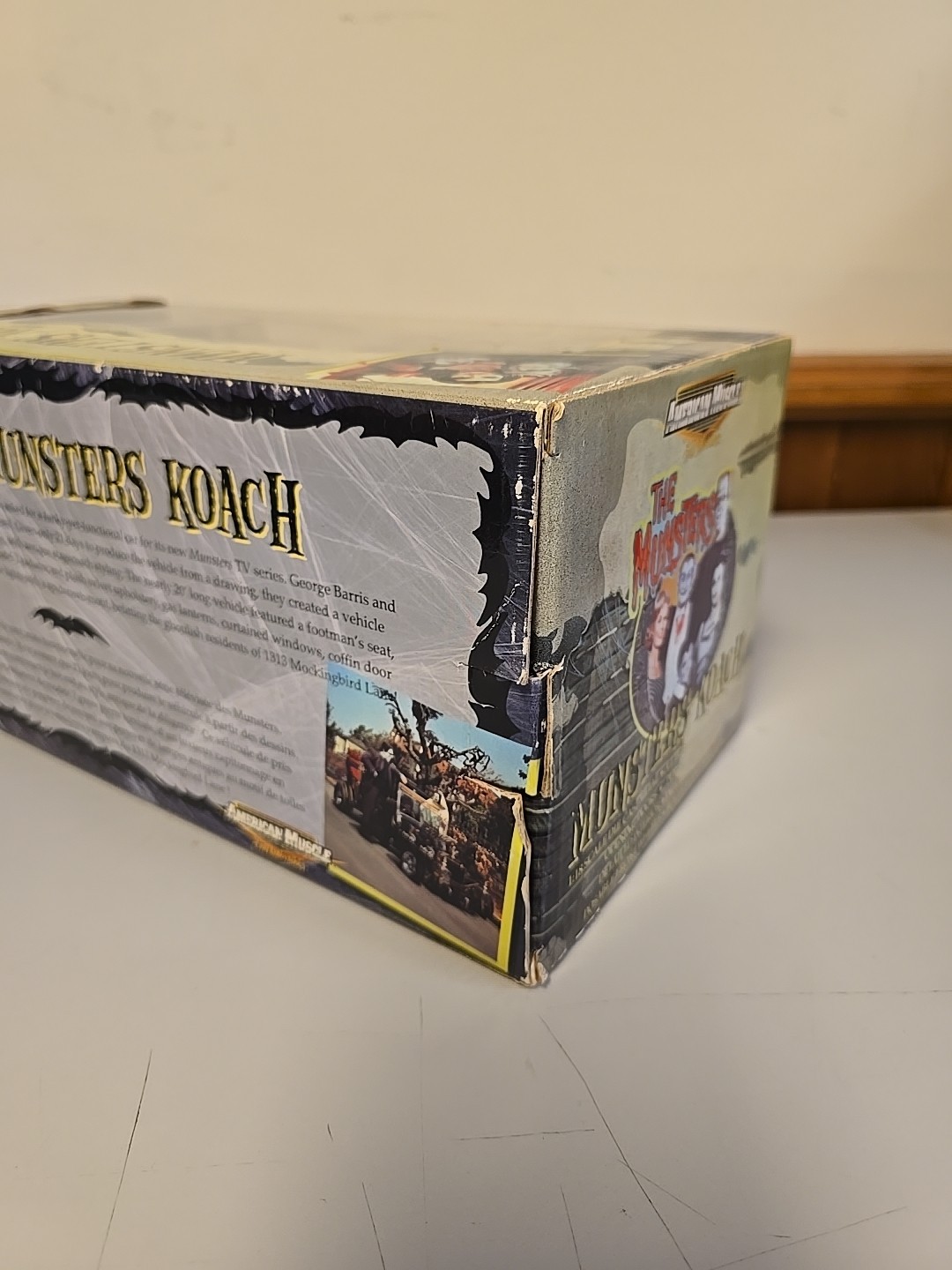 American Muscle ERTL 1:18 Scale The Munsters Munsters Koach Diecast Car NIB
