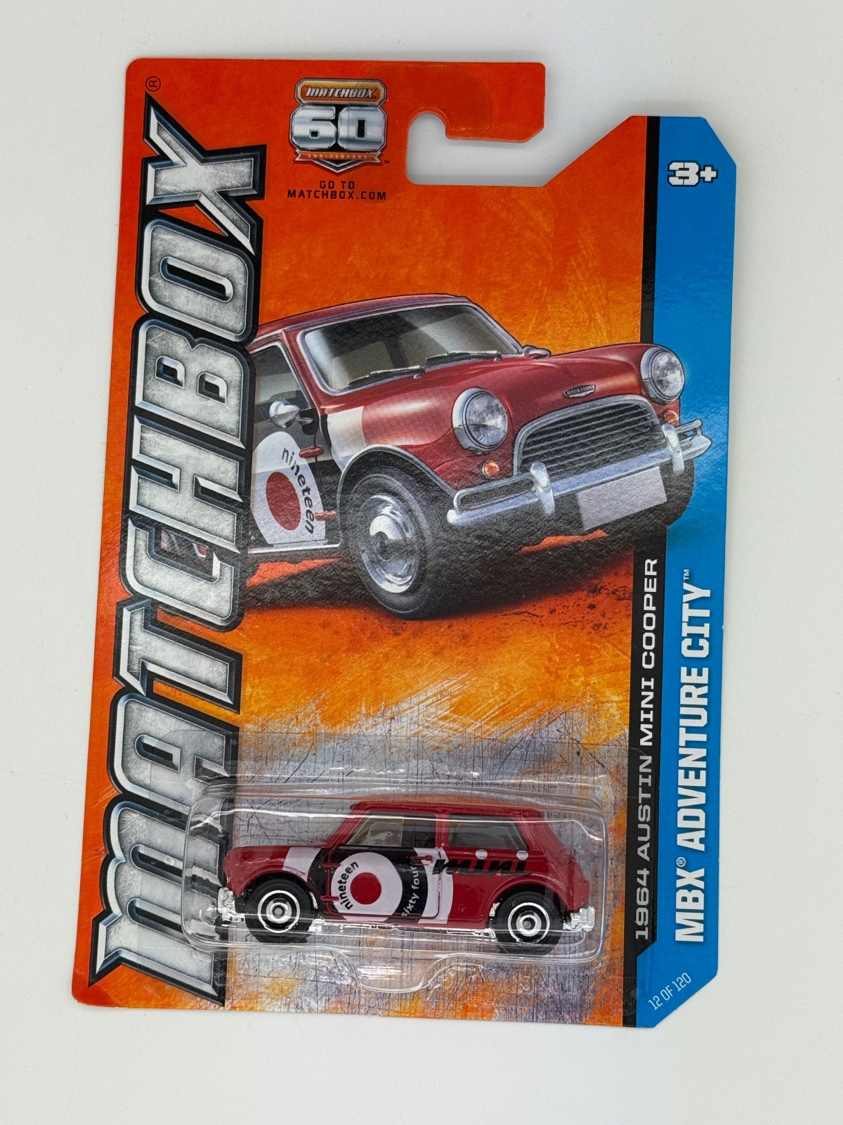 1964 Austin Mini Cooper Red – MBX Adventure City #12/120