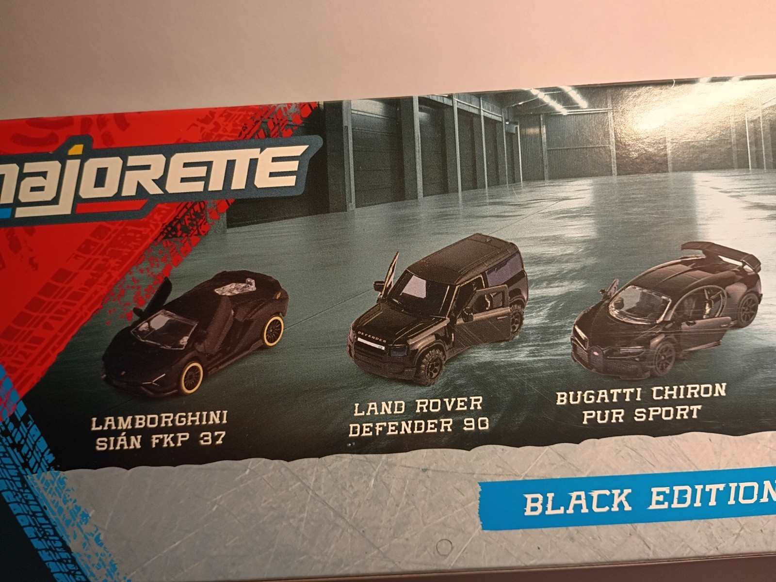 Majorette Black Edition Set Of 5 Officially Licensed Plastic Blister Dent