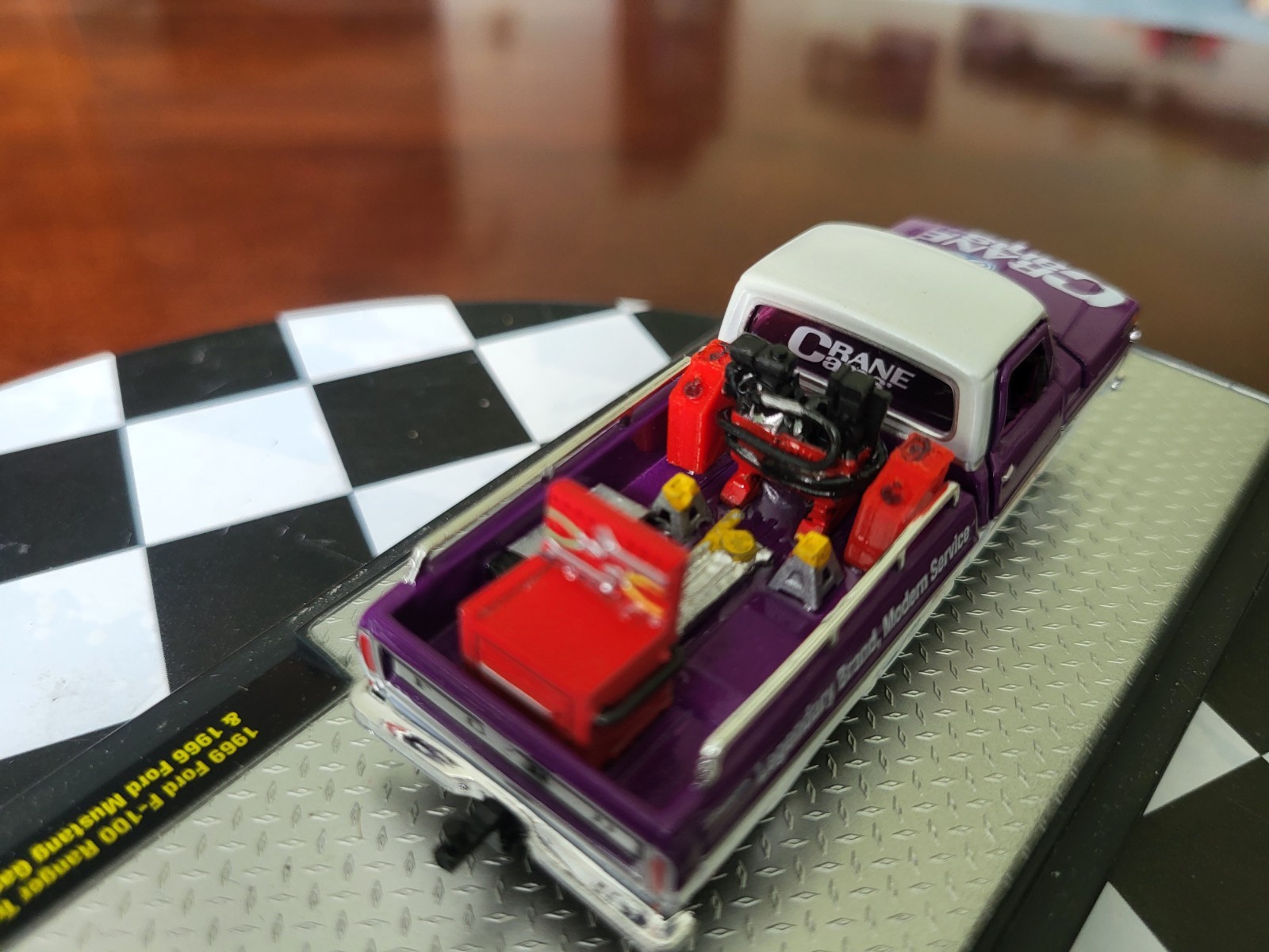 m2 Custom Purple Hornies Flow tech 69 Ford F100 Ranger Truck & 66 Ford Mustang