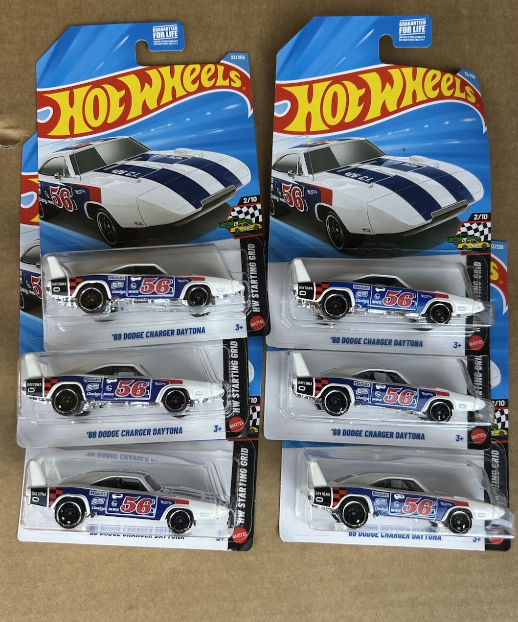 Hot Wheels 69 Dodge Charger Daytona Kroger Exclusive 2026, Lot Of 6