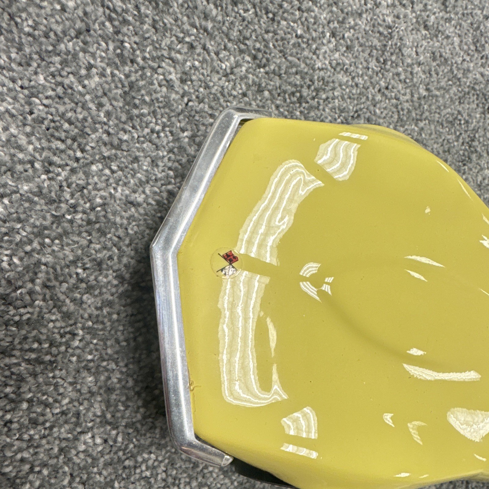 Beam Decanter Series 1968 Chevrolet Corvette Yellow Diecast Model Car