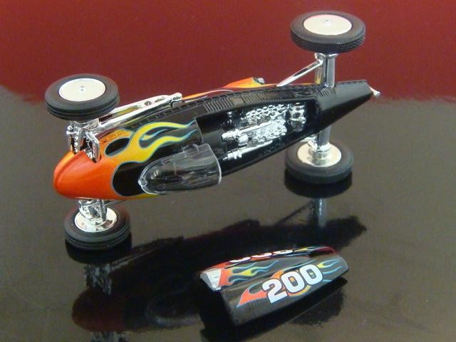 Vintage Racing 1948-1950 Belly Tank Flathead V8 Dry Lake Lakester 1/64 Scale J