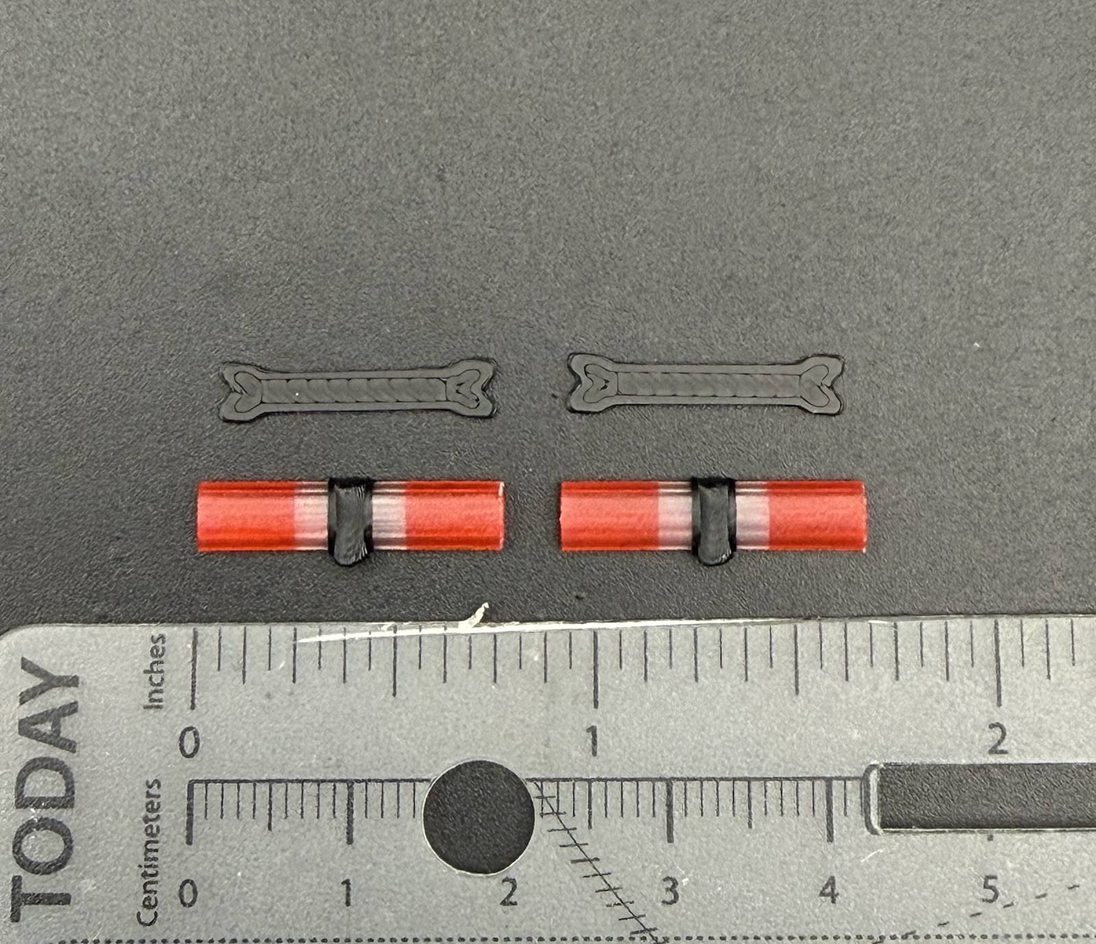 2-Pack 1/64 Scale Model Jetstream Jetsonic Red Lightbar Police Fire 6424R