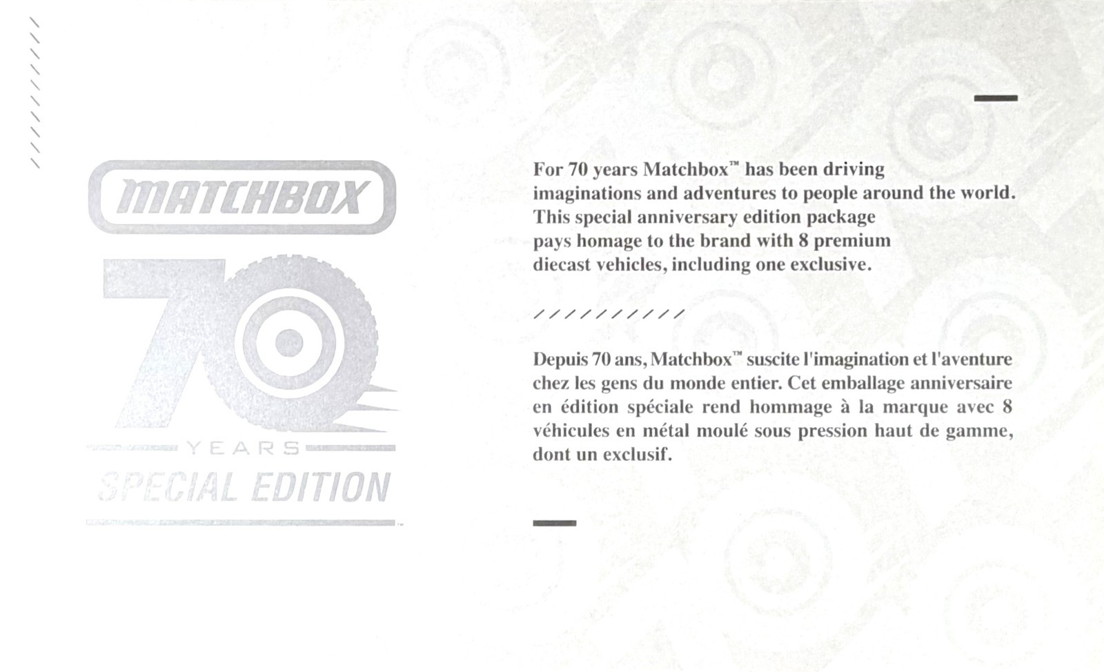 Matchbox 2023 70th Anniversary Collectors Bundle Set of 8 (inc Nismo GT-R R35)