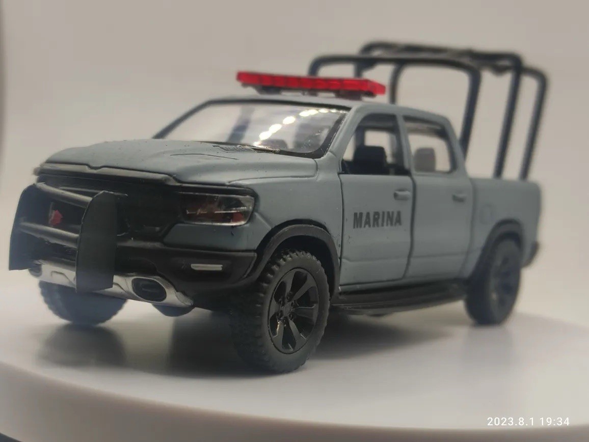 1:46 Mexico Militar Patrulla Marina Military Ram 1500 CUSTOM Car Mexican