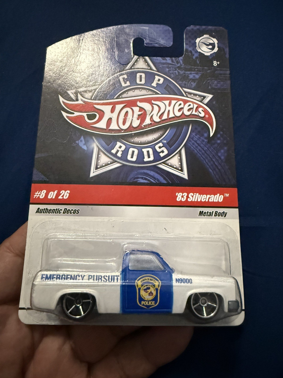 Hot Wheels Cop Rods 83 Chevy Silverado Emergency Pursuit ** the REAL DEAL