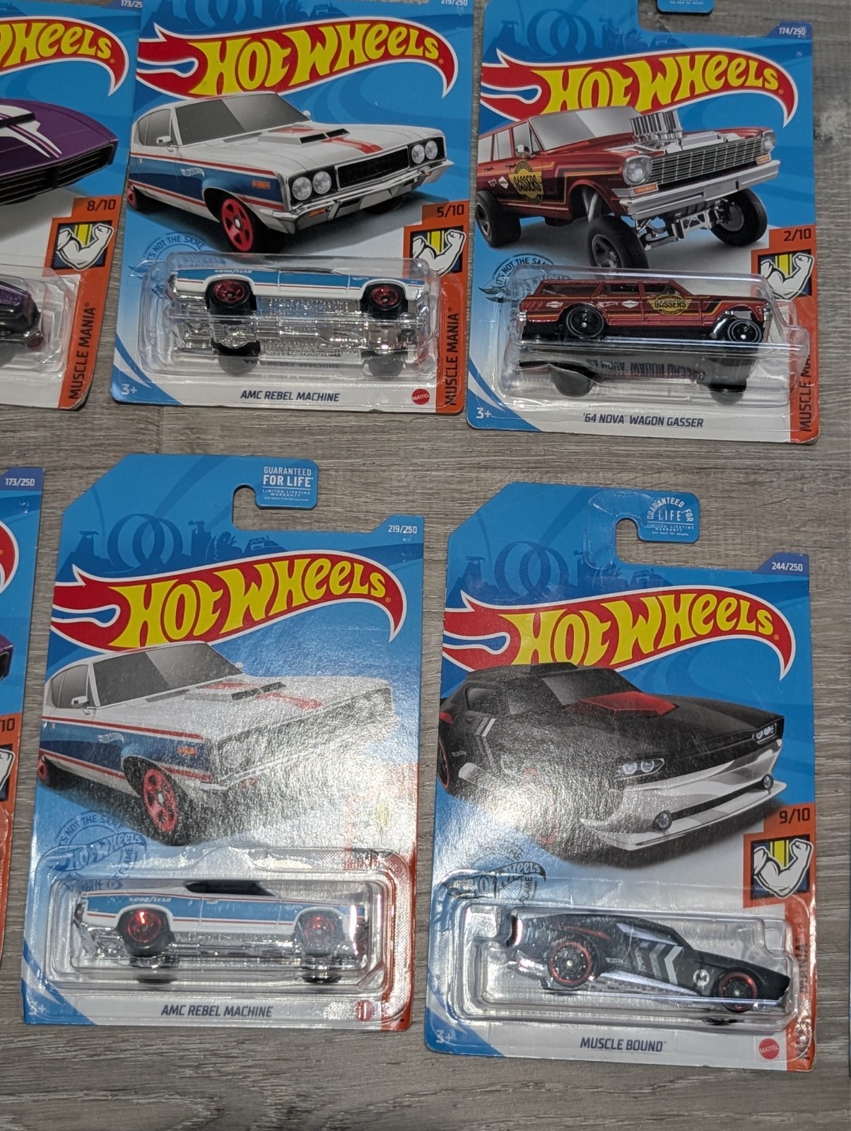 Hot Wheels Muscle Mania HW Speed Graphics Mixed Lot of 10