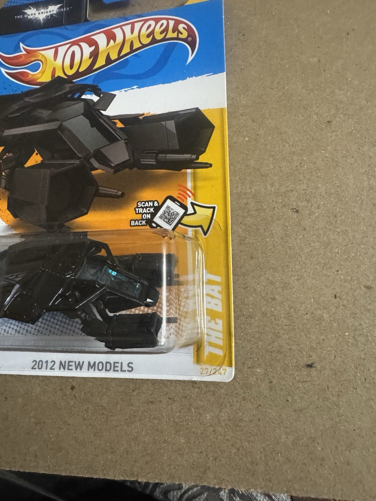 Hot Wheels 2012 New Models The Bat 27/50 Dark Knight Rises Batman & 2016 The Bat