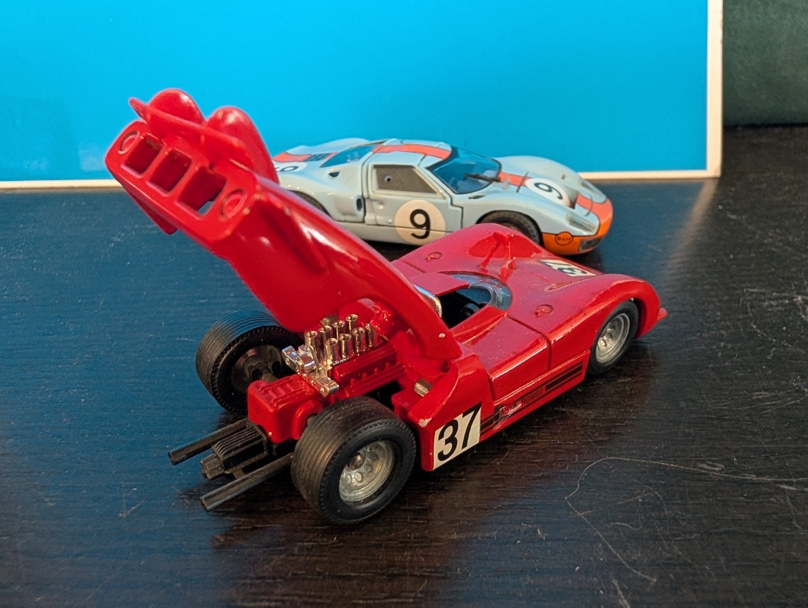 SOLIDO 1/43 Alfa Romeo Long Tail 33-3 Red No Box Great condition