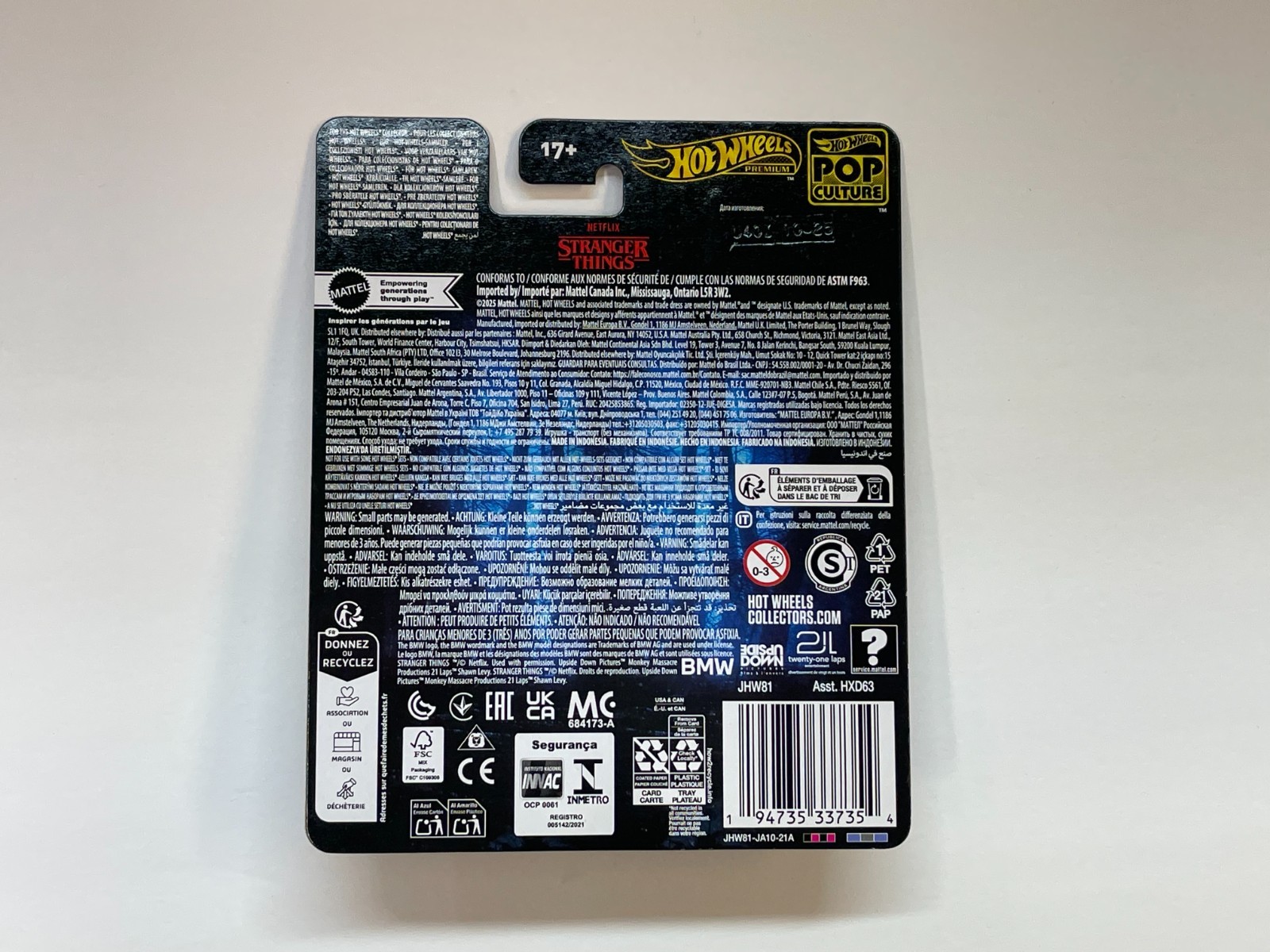 2026 HOT WHEELS POP CULTURE NETFLIX THE STRANGER THINGS 1983 BMW 733i