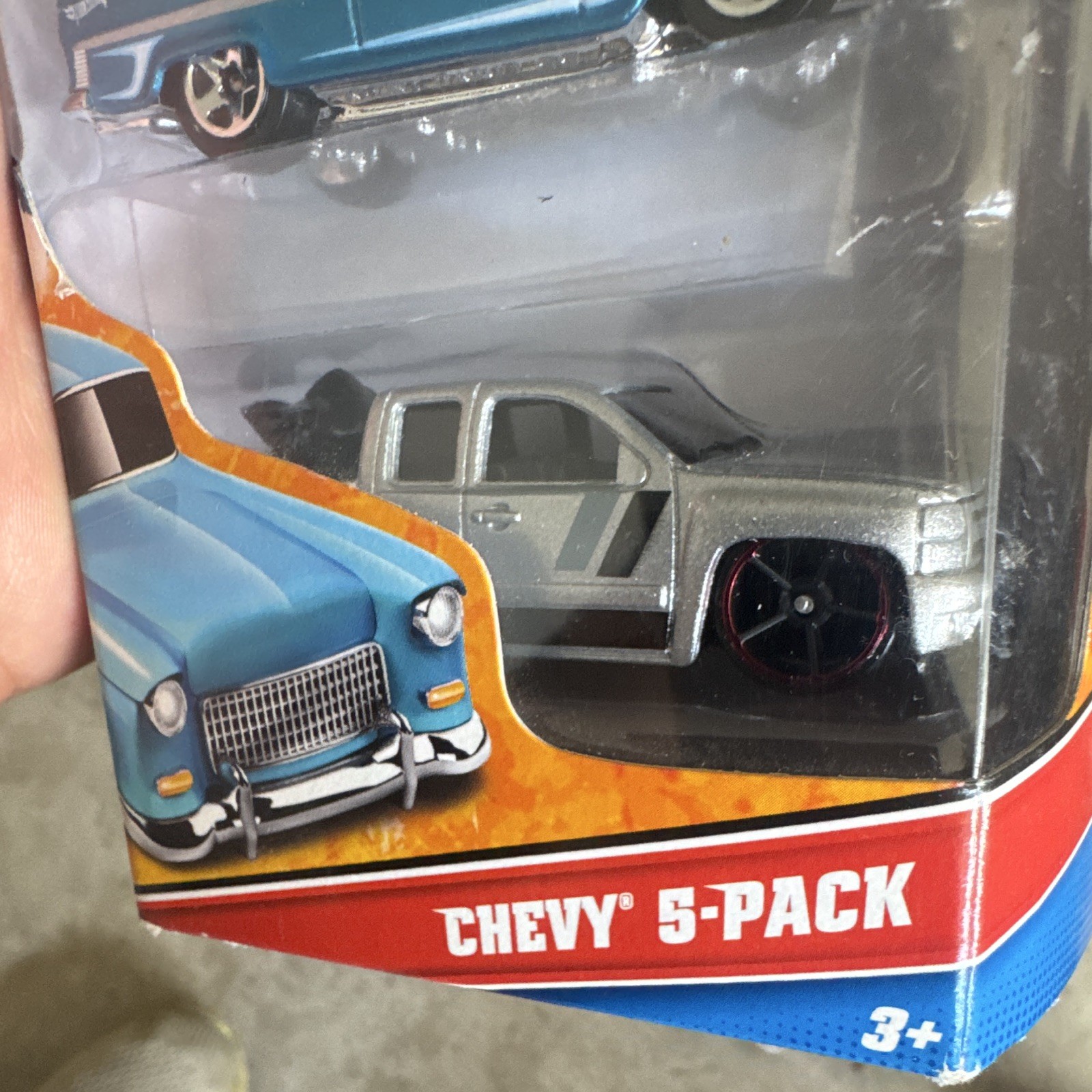Hot Wheels Chevy 5-Pack 1:64 Chevrolet Diecast Cars Set Multi-Color Unopened