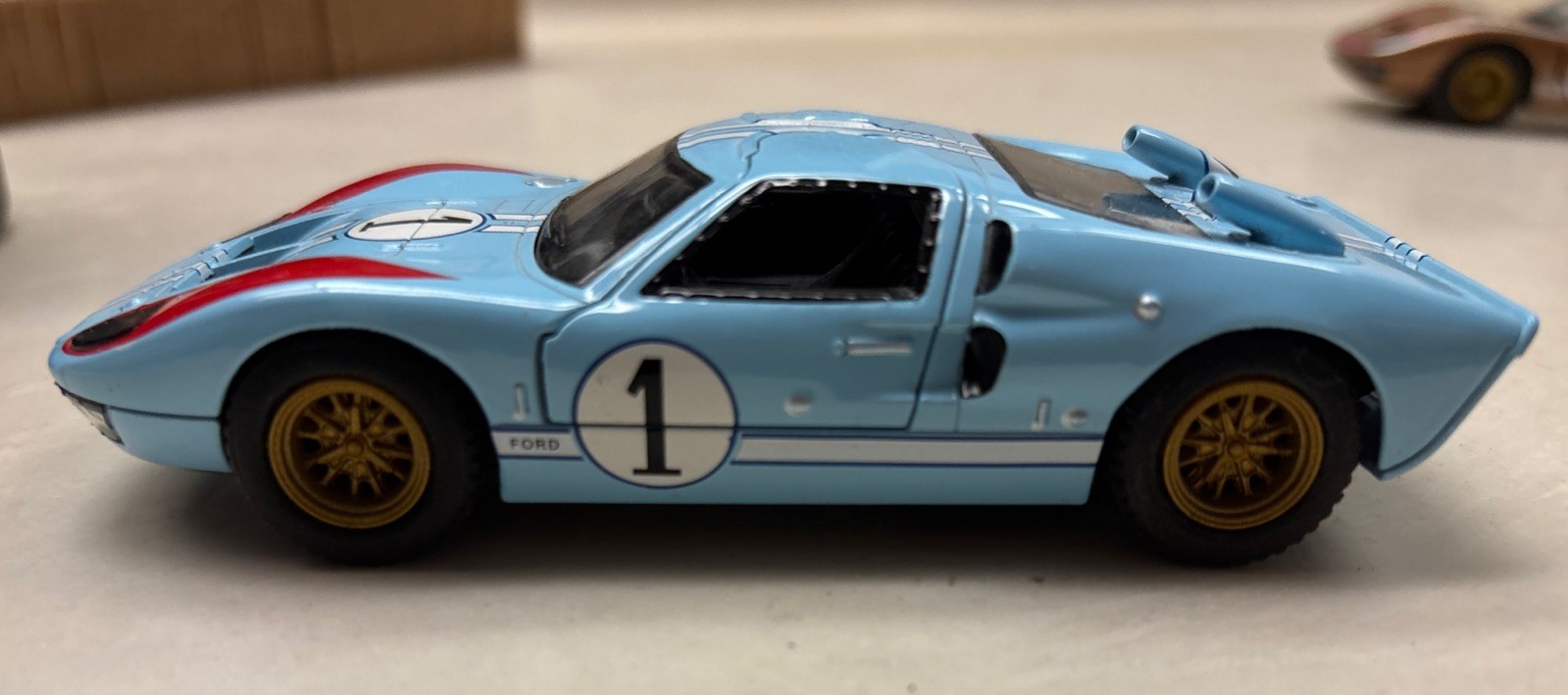 Lot Of 3 Kinsmart GT40 LeMans 24 Hours Ford Win pullback 1/32 Diecast #1,#2,#5