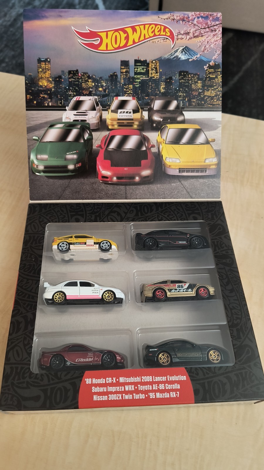 HOT WHEELS 2022 JDM 6 PACK PREMIUM HONDA NISSAN TOYOTA JAPANESE CAR Culture Toy
