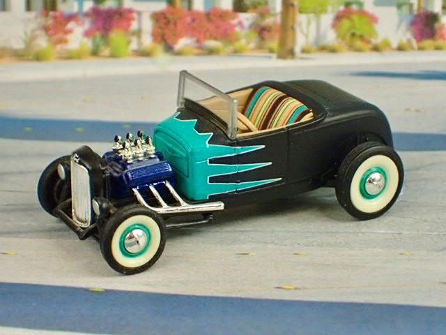 Old S’Cool 1929 Ford Model A Flathead V8 Roadster Hot Rod 1/64 Scale Ltd Edit L
