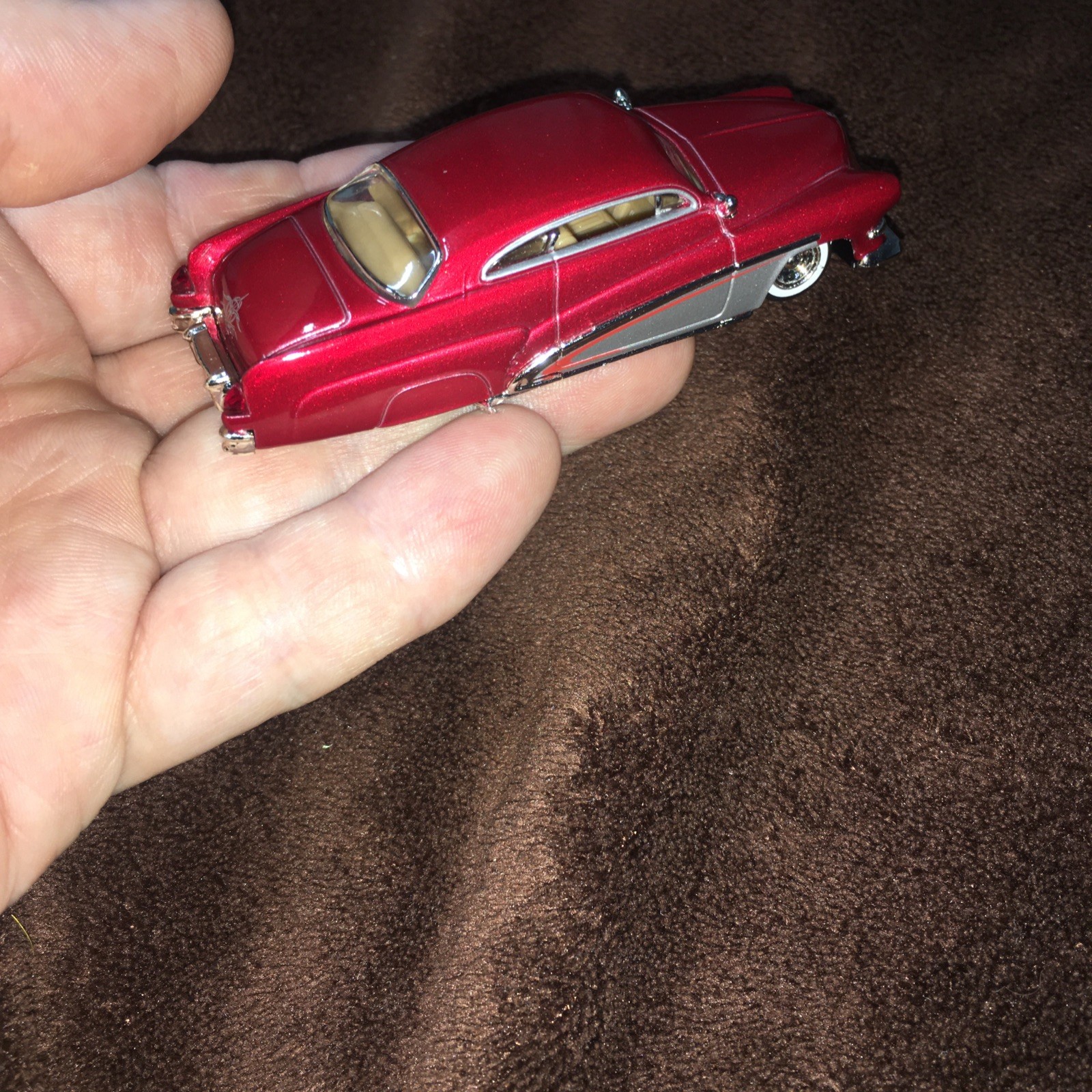 1:64 Hot Wheels Limited Edition 1951 51 Merc Mercury Red and Sliver Legends