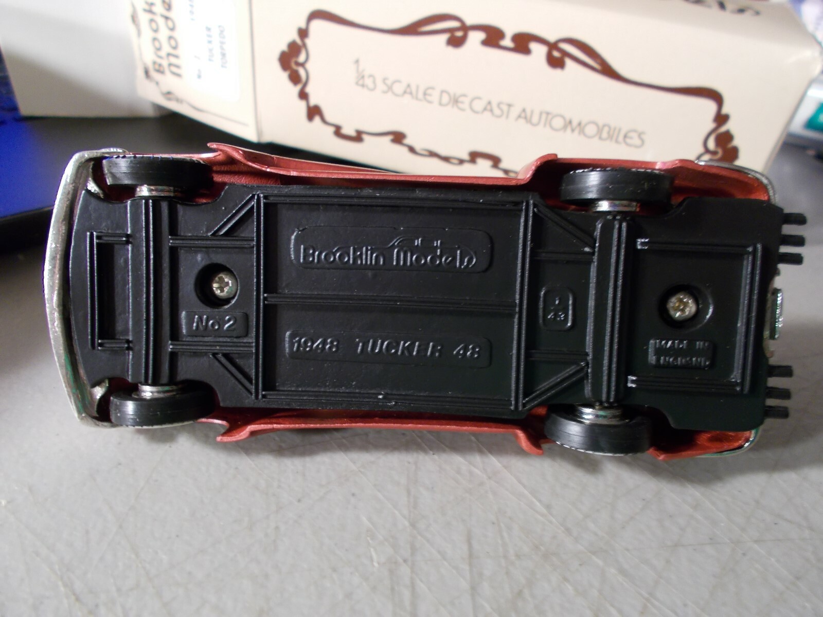 BROOKLIN MODELS 1:43 1948 TUCKER METALIC RED/WINE IN BOX LIMITED EDITION TOUGH