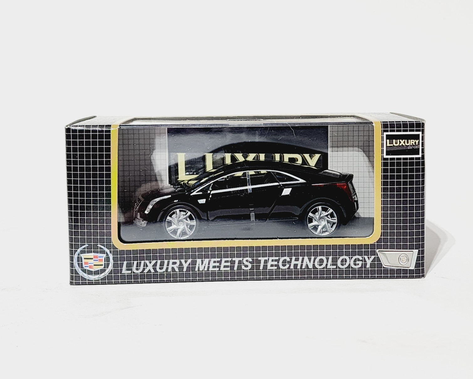 NEW Luxury Diecast Car Cadillac Conver J Black 1:43 2009 LDCV700-BK