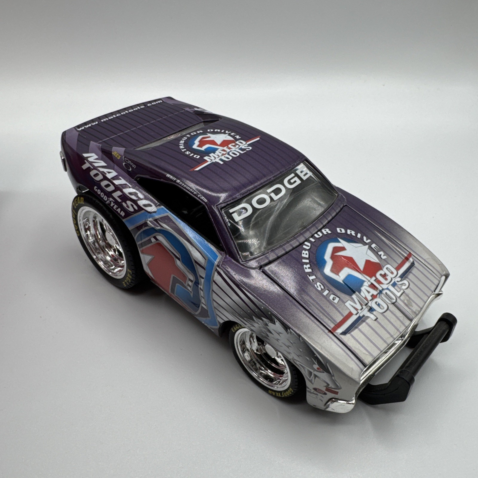 2005 Matco Tools Whit Bazemore 1969 Die Cast Styalized Dodge Charger w / COA