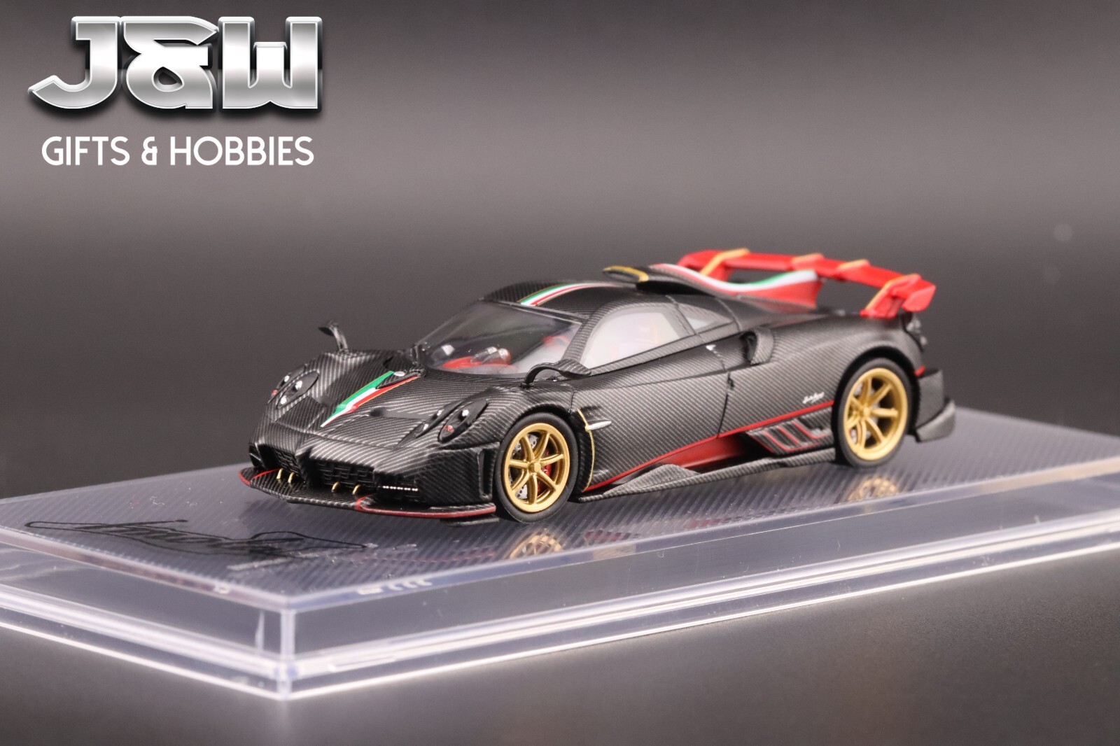 CM Model Pagani Imola Full Dry Carbon Black 1/64