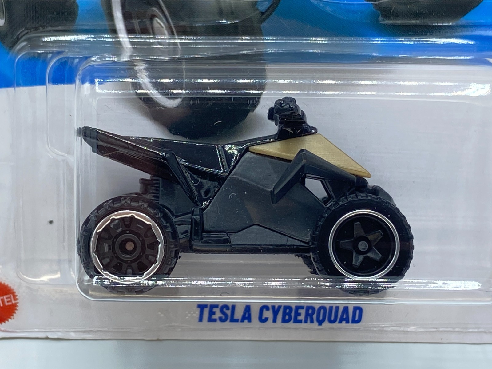 Hot Wheels 2025 TESLA CYBERQUAD HW Dirt Series 4/10 Black /Bronze – Nice.