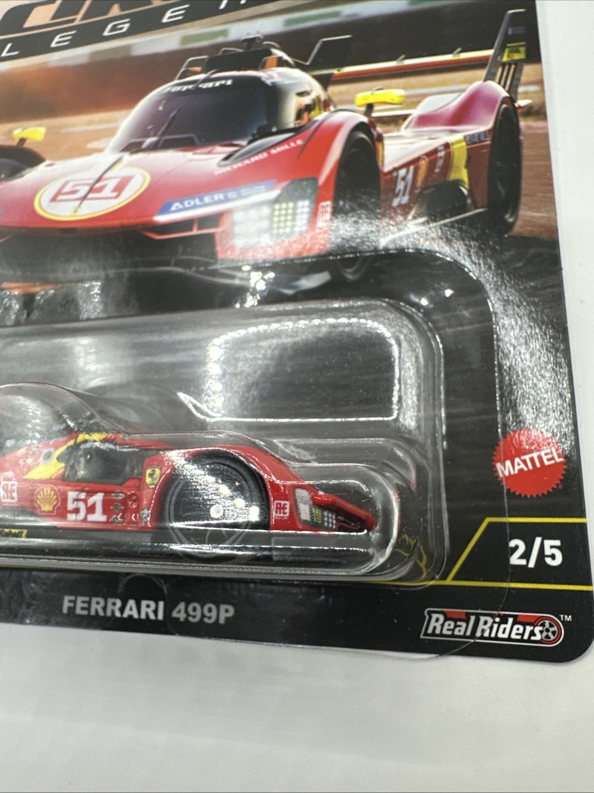 Hot Wheels Premium Ferrari 499P Circuit Legends Car Culture 2/5 Metal/Metal