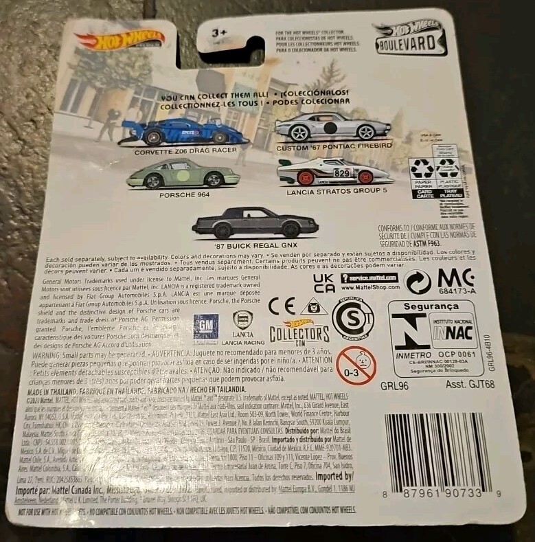 Hot Wheels 1:64 Corvette Z06 Drag Racer Diecast Car – GRL96