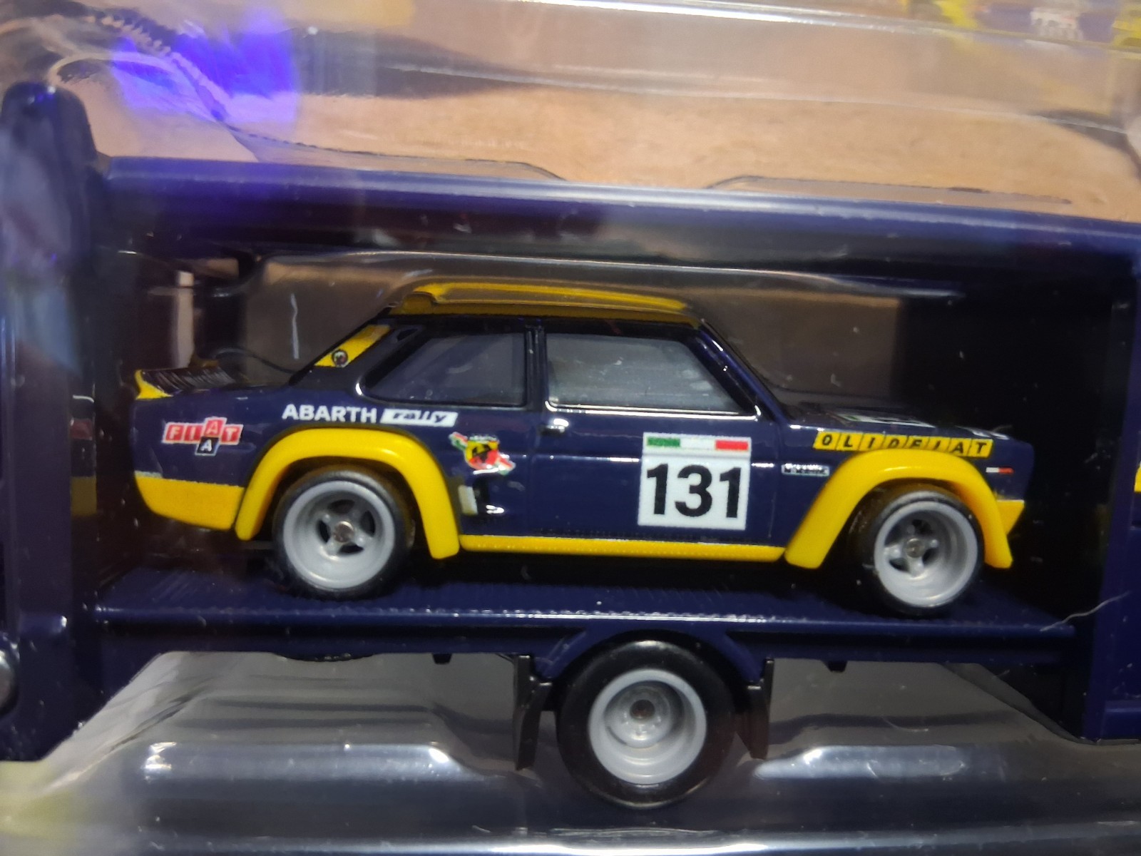 Hot Wheels Premium Team Transport Fiat 131 Abarth & Second Story Lorry