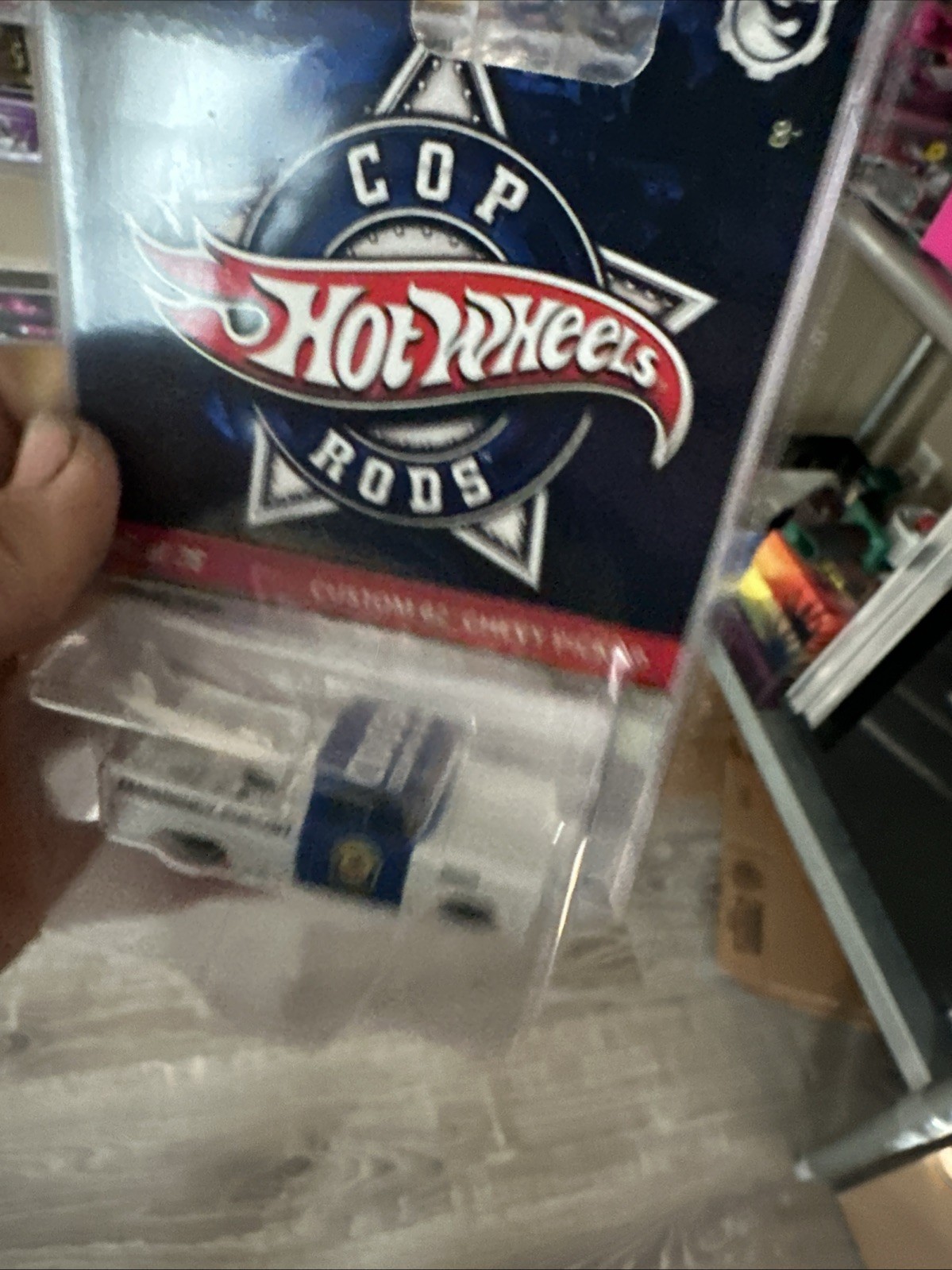 Hotwheel Cop Rod Custom 62 C10 Metal Base Truck
