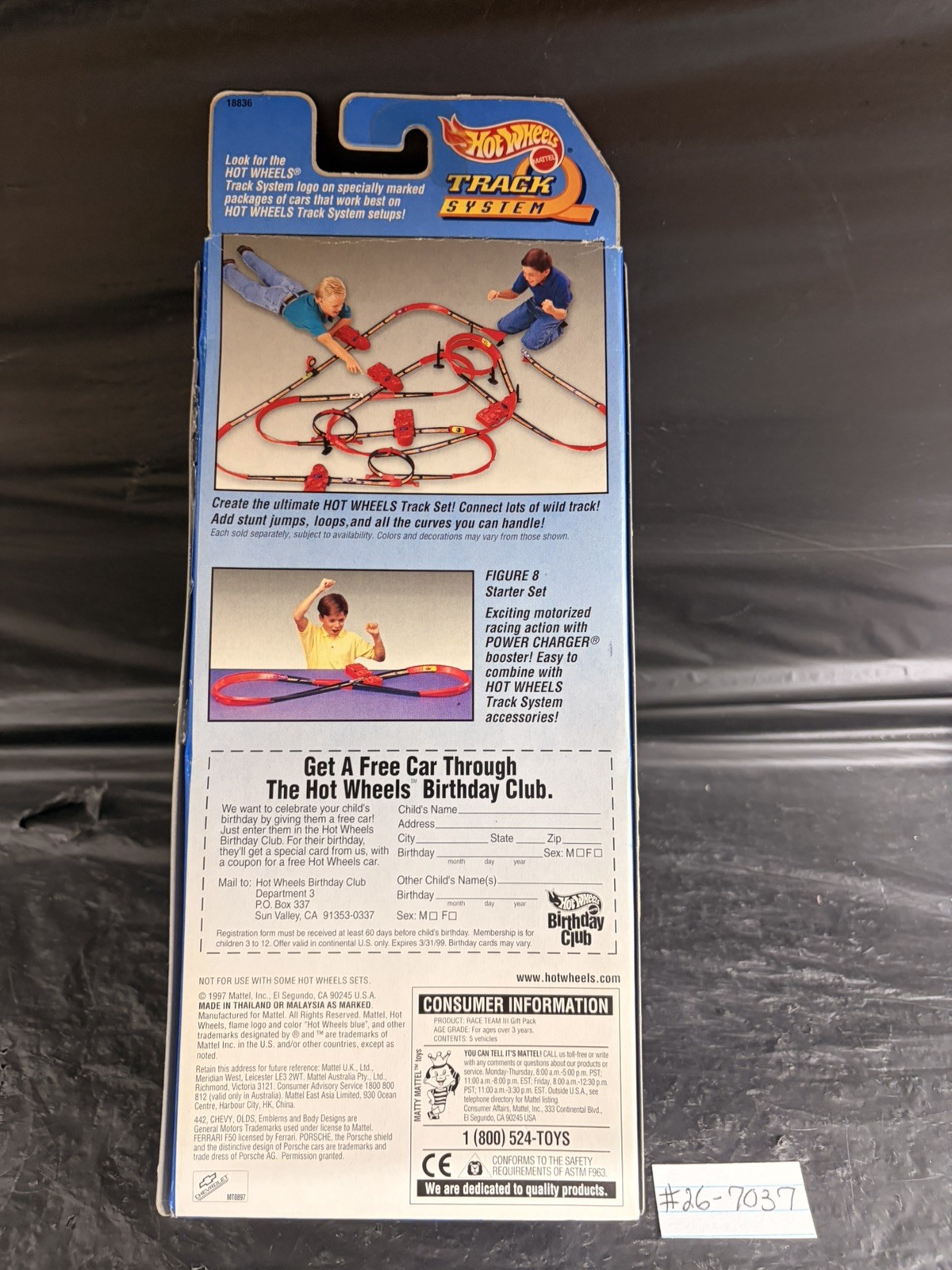 Vintage 1997 Hot Wheels Race Team Series III 3 5-Car Gift Pack Set #18836