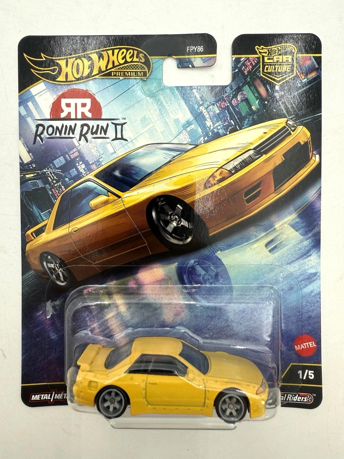 2025 Hot Wheels Car Culture Ronin Run 2 Set of 5 Civic Skyline R32 Evo Supra