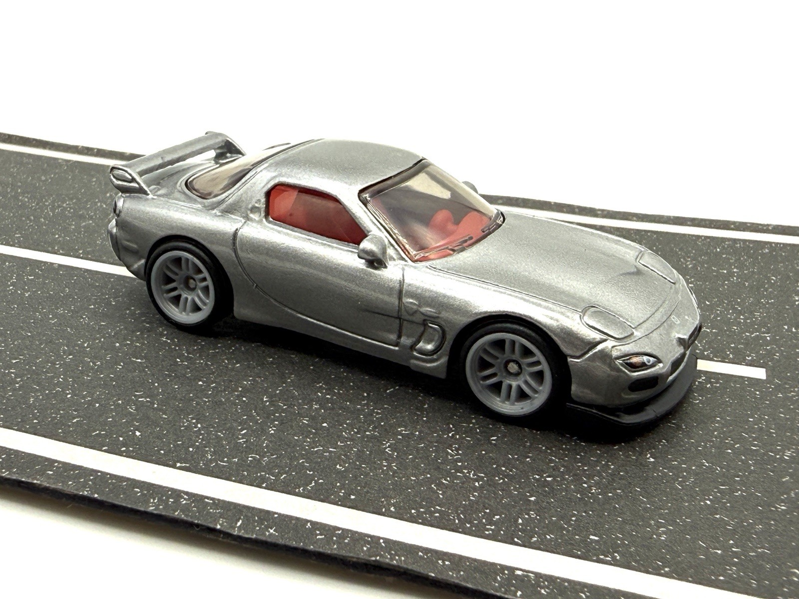 LOOSE 2026 Matchbox 2002 Mazda RX-7 Spirit R SUPER CUSTOM WHEEL SWAP by AEB