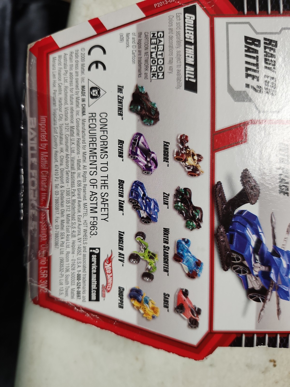 Hot Wheels Battle Force 5: Buster Tank Vehicle – Sherman & Spinner Cortez – New