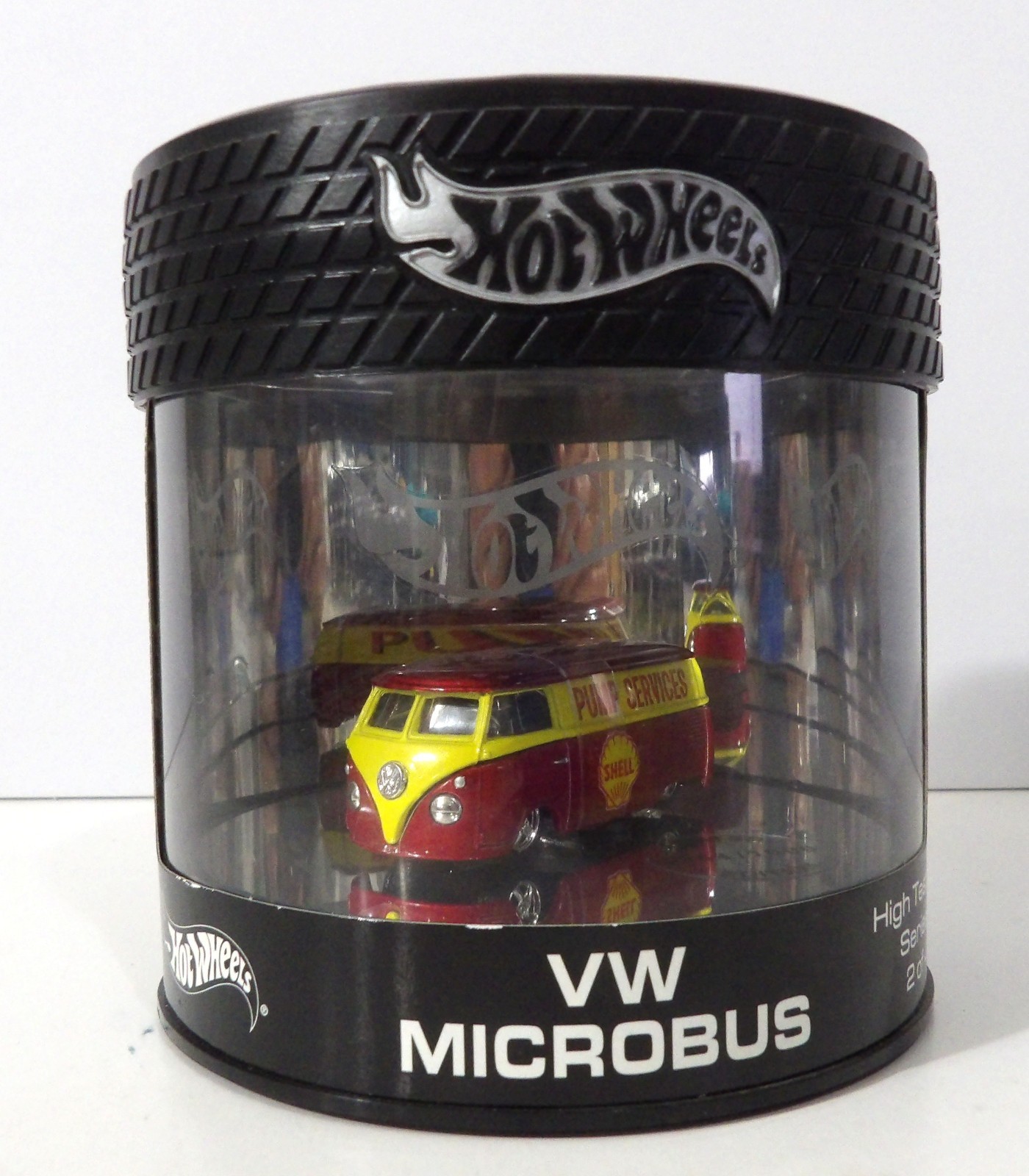 Hot Wheels 2004 Oil Can 100% collectibles VW Volkswagen Microbus Shell Oil